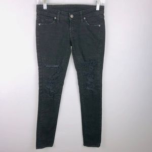 Genetic The Shane Distress Skinny Leg Jeans Razor